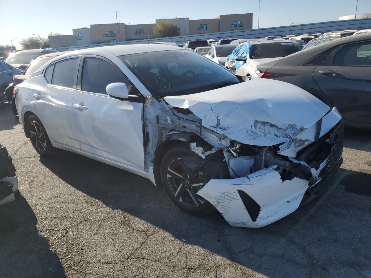 2024 Nissan Sentra VIN 3N1AB8CV7RY259708 Copart auction photo, front end damage thumbnail 4
