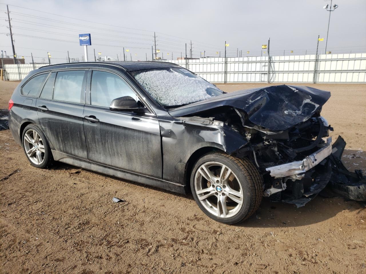 2014 BMW 3er VIN WBA3K5C55EK300136 Copart auction photo, front end damage thumbnail 4