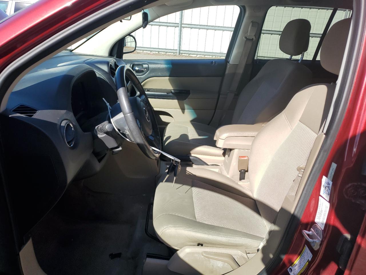 2013 Jeep Compass VIN 1C4NJCEB0DD158903 Copart auction photo, side damage thumbnail 7