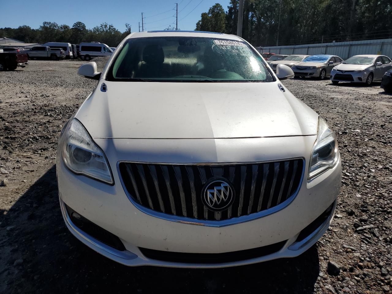 2015 Buick Regal VIN 2G4GN5EX2F9189330 Copart auction photo, top/roof damage thumbnail 5