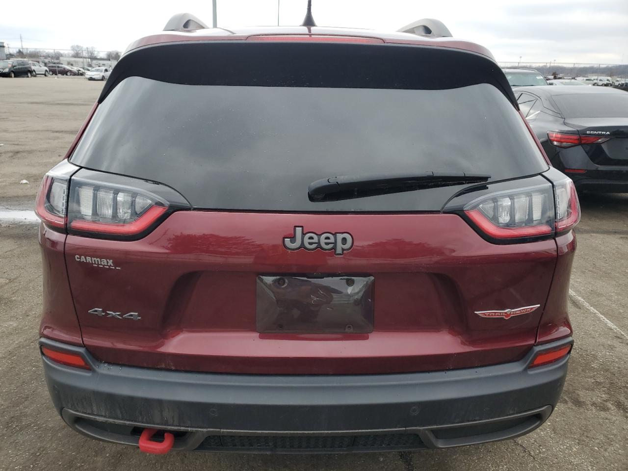 2020 Jeep Cherokee VIN 1C4PJMBX0LD614153 Copart auction photo, rear end damage thumbnail 6