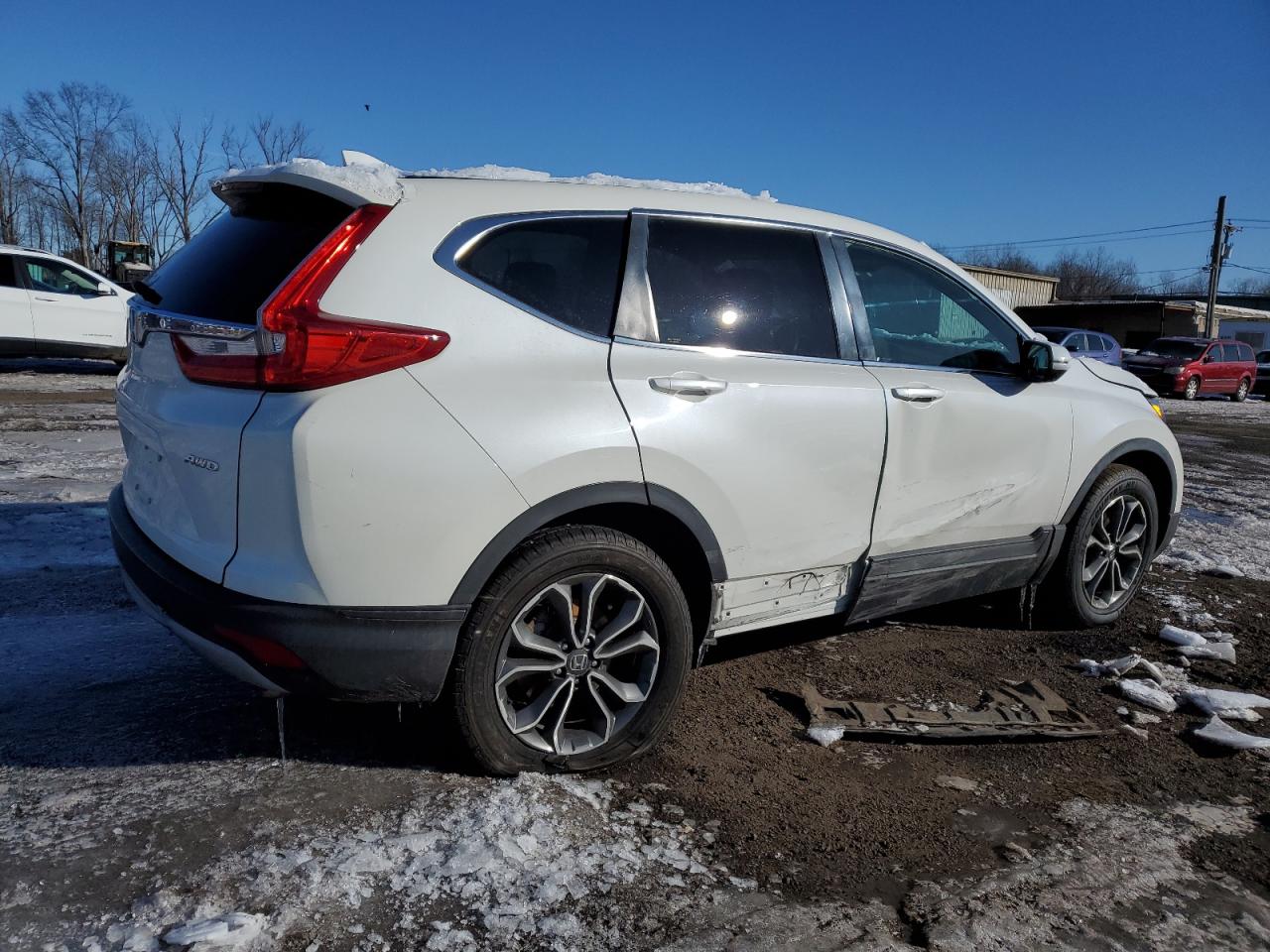2018 Honda CR-V VIN 2HKRW2H53JH604972 Copart auction photo, side damage thumbnail 3