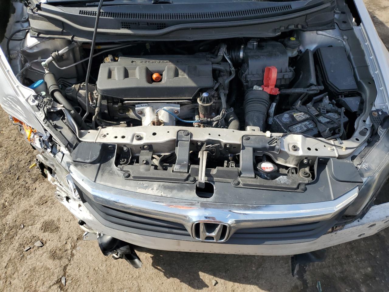 2012 Honda Civic VIN 19XFB2F59CE387517 Copart auction photo, front end / side damage thumbnail 12