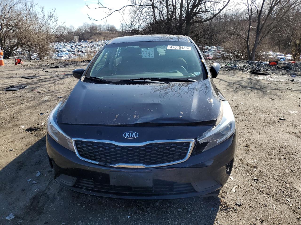 2017 KIA Forte VIN 3KPFK4A75HE153614 Copart auction photo, front end / minor dent/scratches damage thumbnail 5