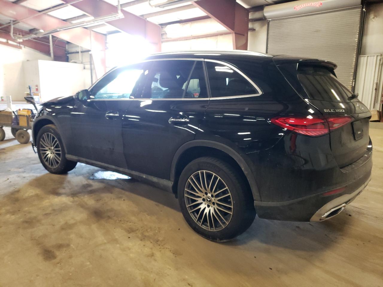 2024 Mercedes-Benz GLC VIN W1NKM4HB0RF086603 Copart auction photo, front end / side damage thumbnail 2