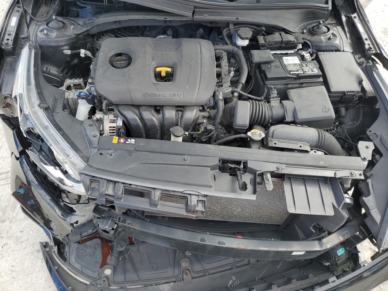 2021 KIA Forte VIN 3KPF24AD6ME341073 Copart auction photo, front end / side damage thumbnail 12
