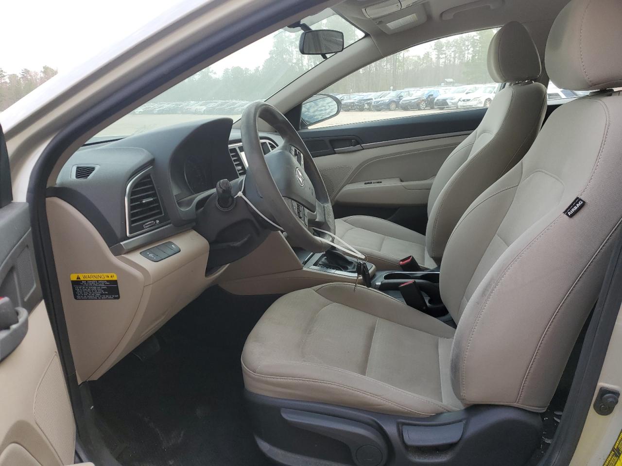 2017 Hyundai Elantra VIN 5NPD84LF7HH125139 Copart auction photo, front end damage thumbnail 7