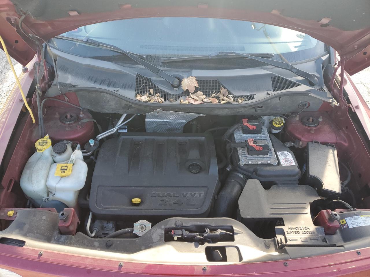 2013 Jeep Liberty (Patriot) VIN 1C4NJRFB4DD217467 Copart auction photo, top/roof damage thumbnail 12