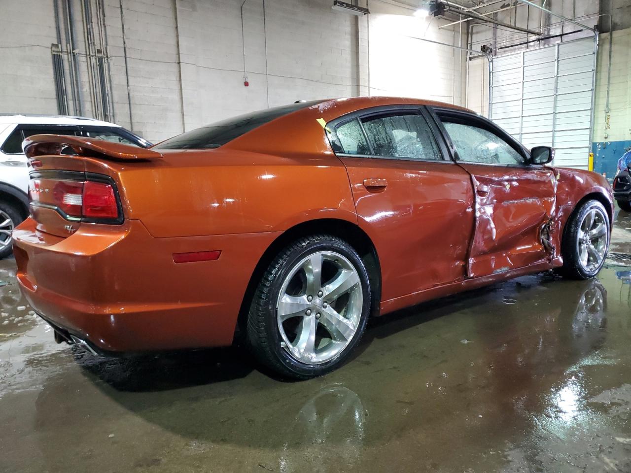 2013 Dodge Charger VIN 2C3CDXCT8DH595816 Copart auction photo, side / vandalism damage thumbnail 3