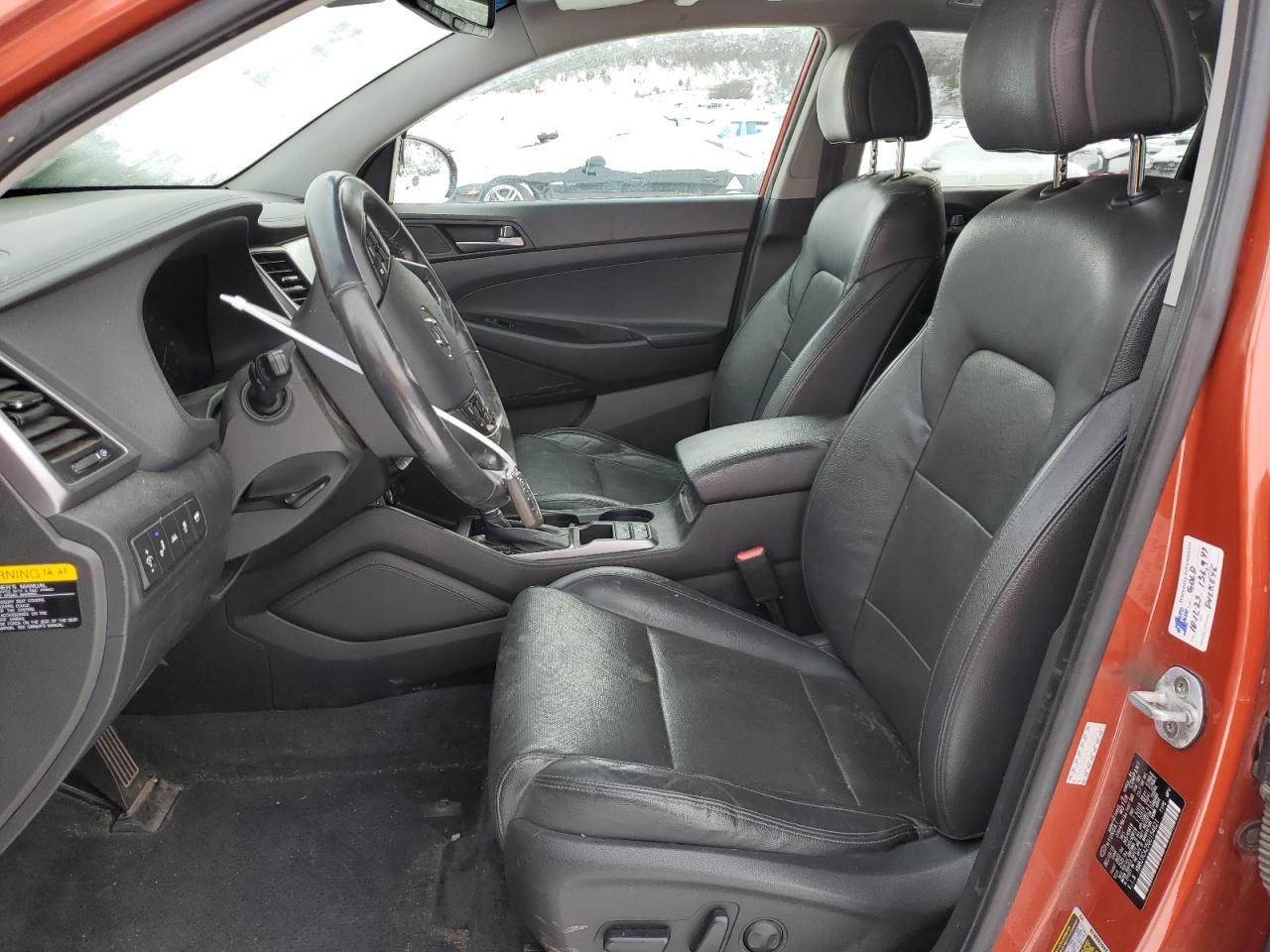 2016 Hyundai Tucson VIN KM8J3CA25GU154621 Copart auction photo, front end / side damage thumbnail 7