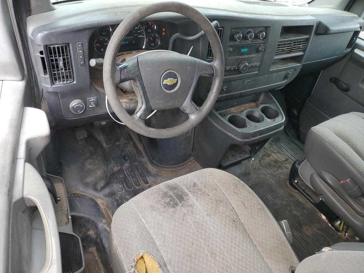 2013 Chevrolet Express VIN 1GCSGAFX1D1124437 Copart auction photo, front end / minor dent/scratches damage thumbnail 8