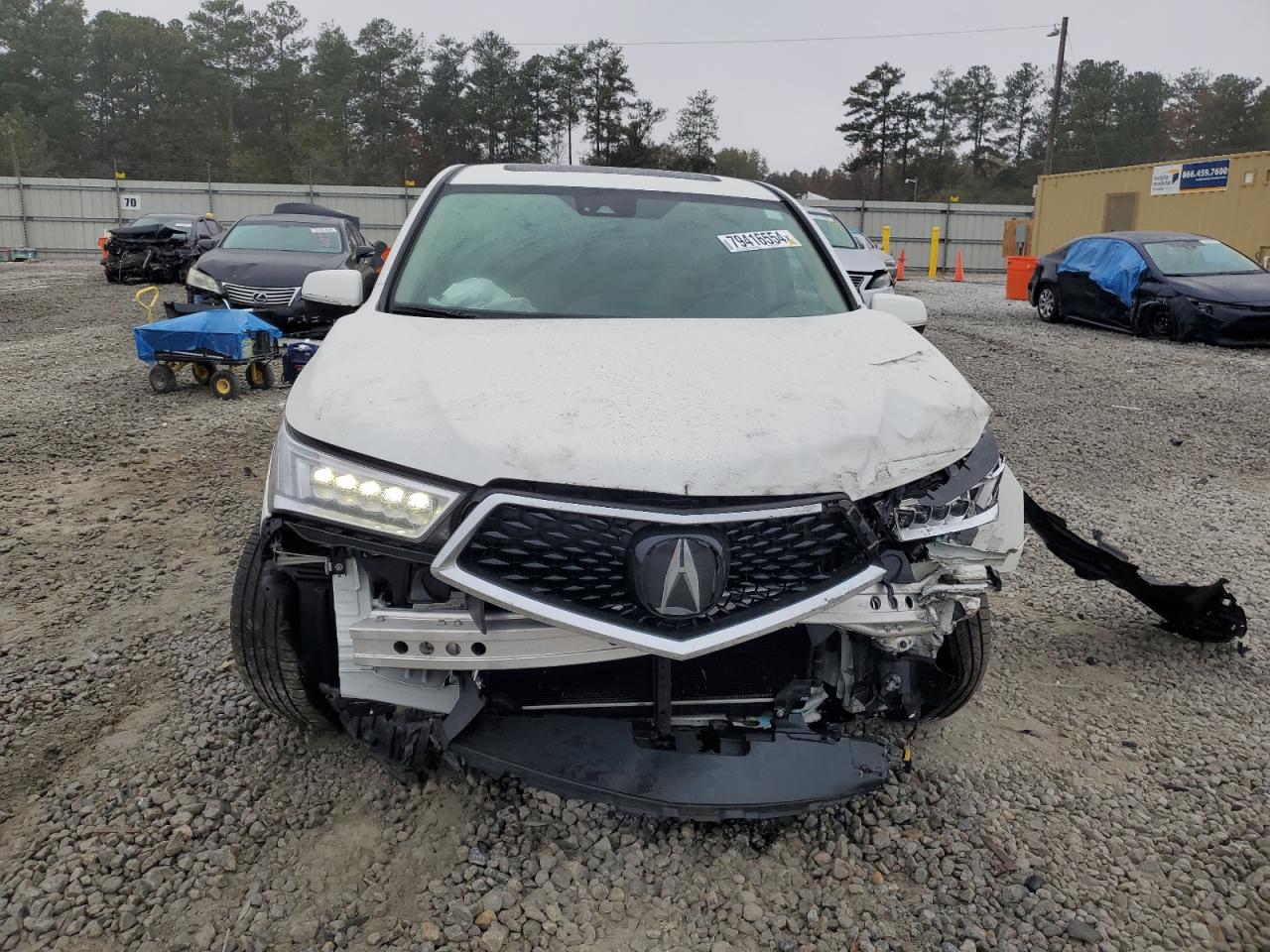 2018 Acura MDX VIN 5J8YD3H50JL002440 Copart auction photo, front end / undercarriage damage thumbnail 5
