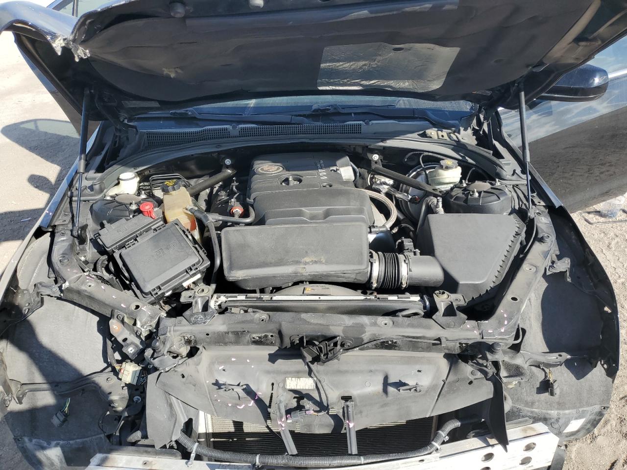 2013 Cadillac ATS VIN 1G6AA5RA7D0177938 Copart auction photo, front end damage thumbnail 11