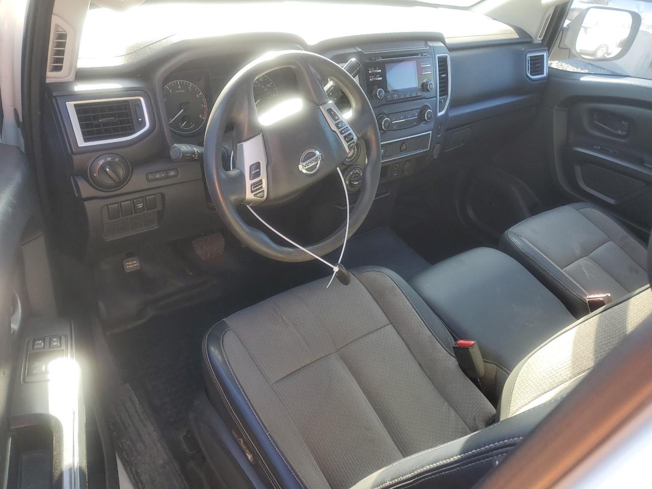 2017 Nissan Titan VIN 1N6AA1R81HN571086 Copart auction photo, burn - engine damage thumbnail 8