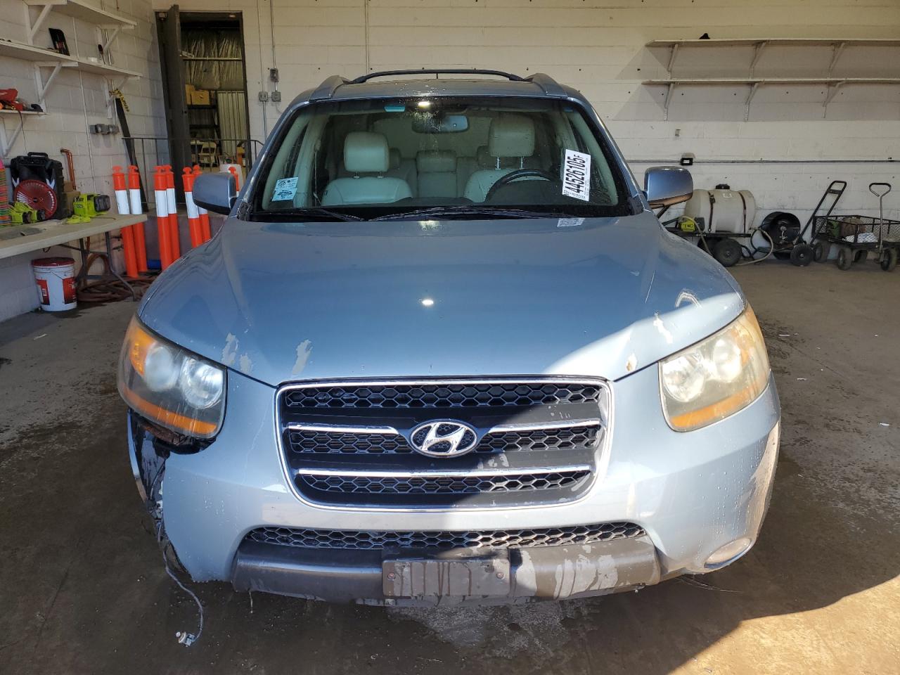 2009 Hyundai Santa Fe VIN 5NMSH13E69H280129 Copart auction photo, front end / minor dent/scratches damage thumbnail 5