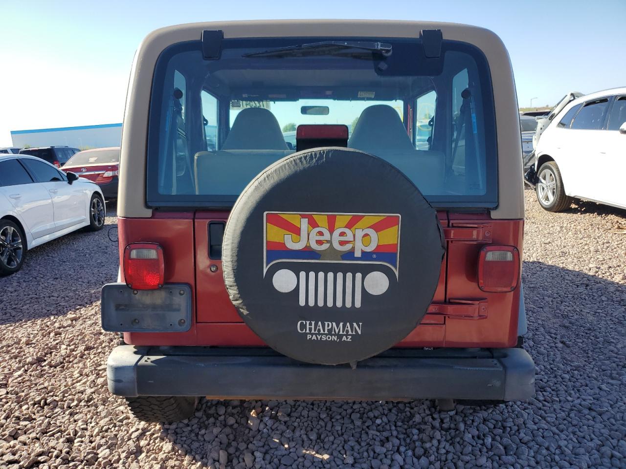1998 Jeep Wrangler VIN 1J4FY29P7WP792463 Copart auction photo, front end damage thumbnail 6