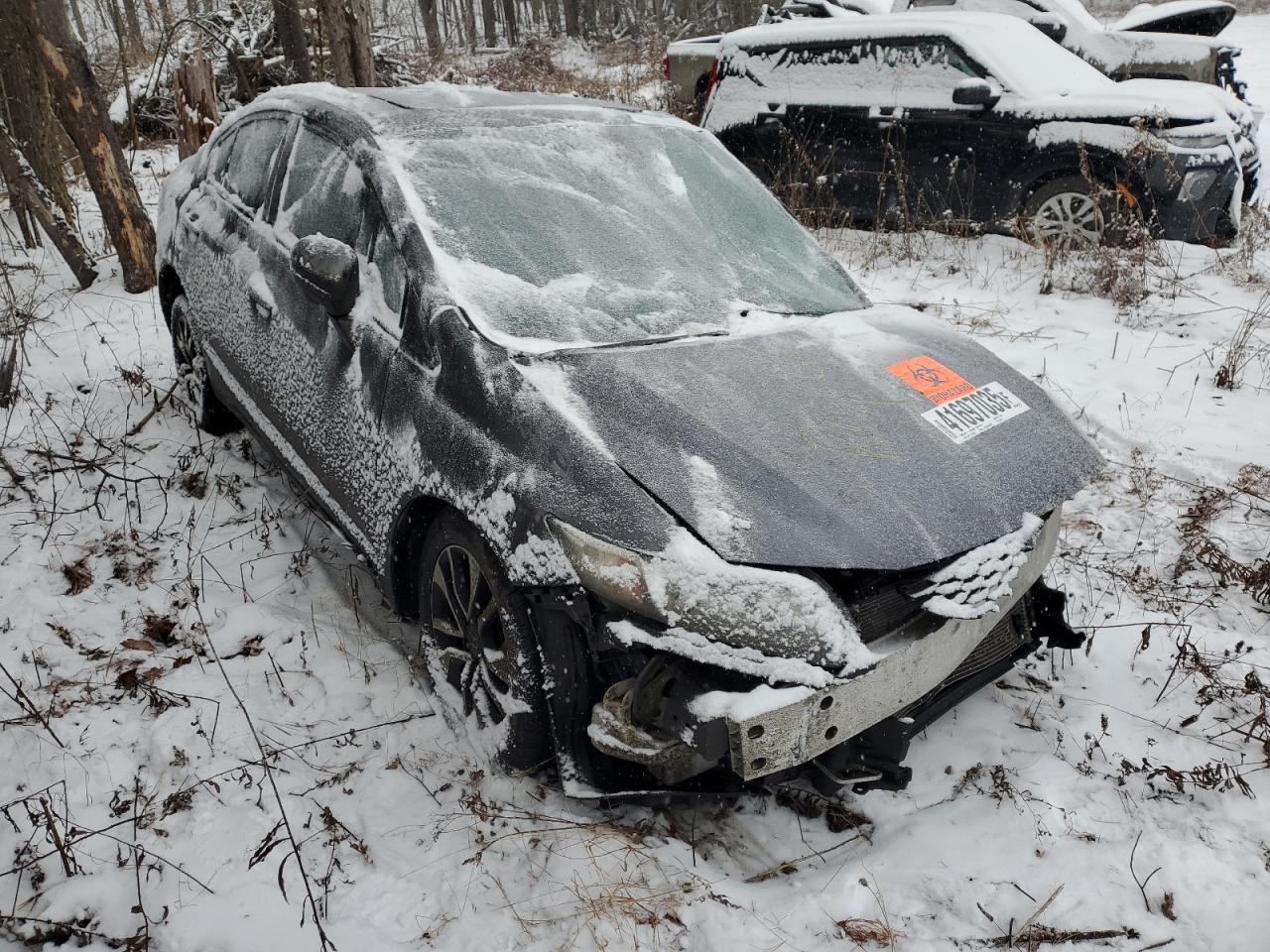 2014 Honda Civic VIN 2HGFB2F84EH556507 Copart auction photo, front end / all over damage thumbnail 4