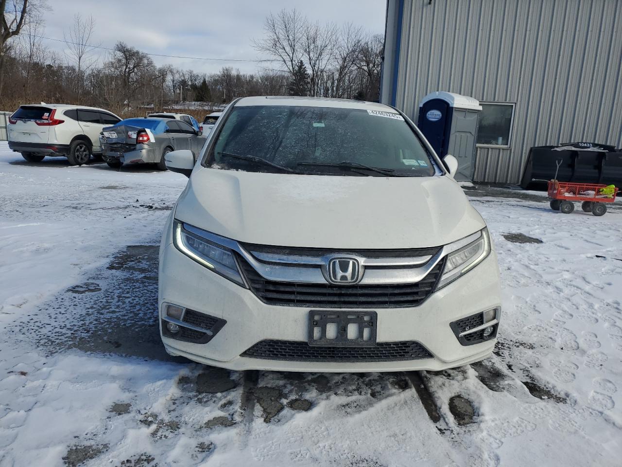 2018 Honda Odyssey VIN 5FNRL6H8XJB002806 Copart auction photo, side damage thumbnail 5