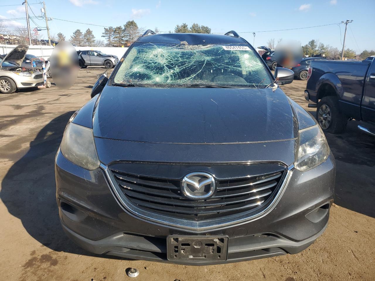2014 Mazda CX-9 VIN JM3TB2BV0E0438396 Copart auction photo, top/roof damage thumbnail 5
