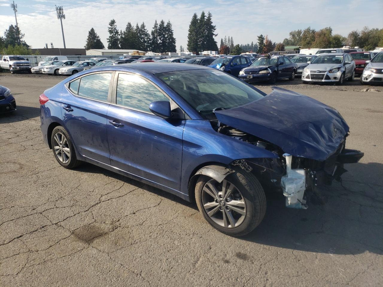 2017 Hyundai Elantra VIN 5NPD84LFXHH152206 Copart auction photo, front end damage thumbnail 4