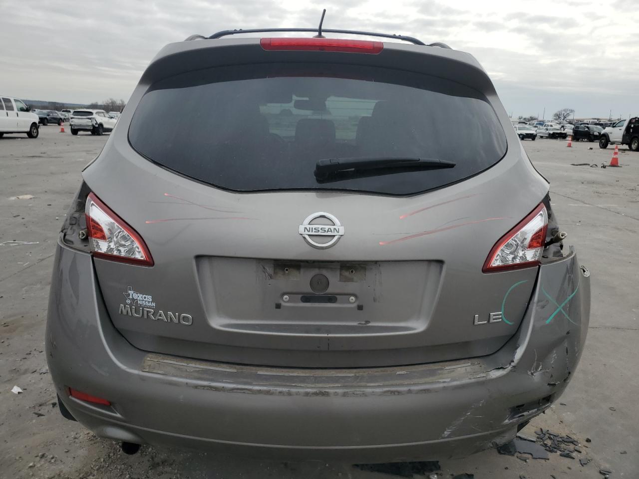 2011 Nissan Murano VIN JN8AZ1MU3BW064003 Copart auction photo, rear end / side damage thumbnail 6
