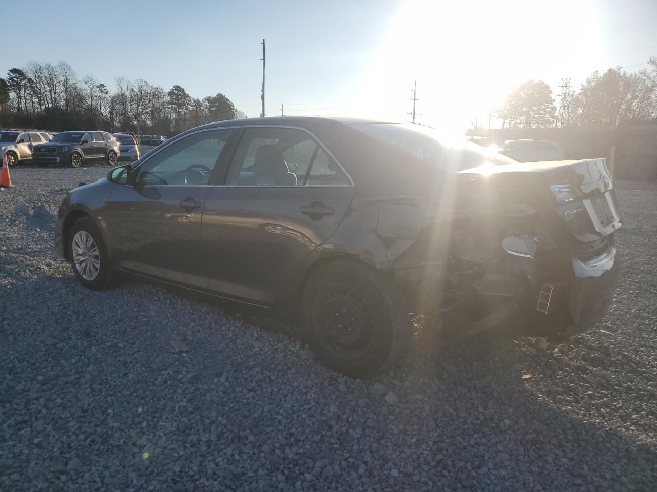 2014 Toyota Camry VIN 4T1BF1FK4EU728695 Copart auction photo, rear end damage thumbnail 2