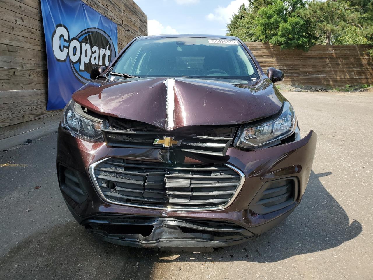 2020 Chevrolet Trax VIN KL7CJKSB6LB352610 Copart auction photo, front end damage thumbnail 5