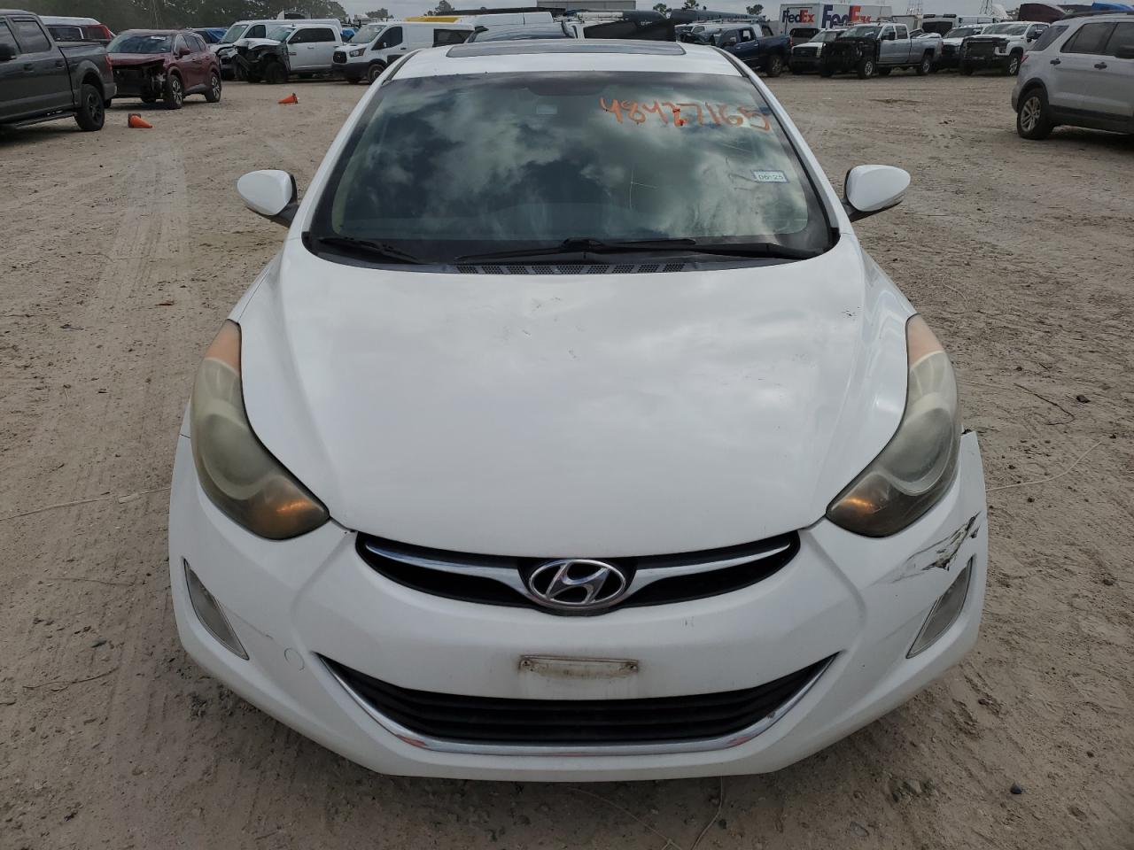 2012 Hyundai Elantra VIN 5NPDH4AE3CH123942 Copart auction photo, rear end / front end damage thumbnail 5