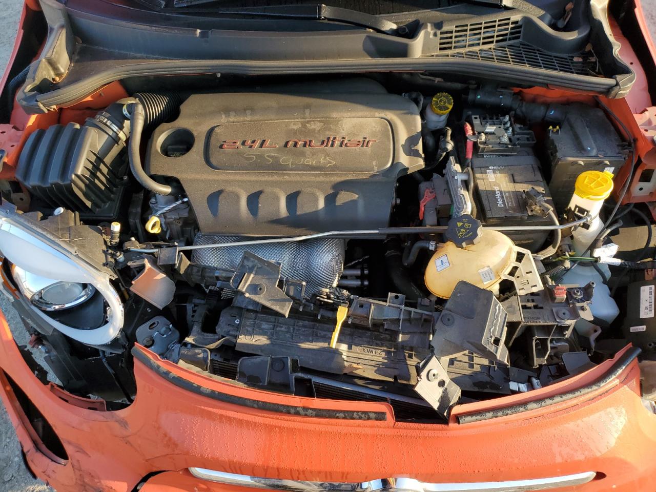 2017 Fiat 500 VIN ZFBCFXAB9HP528775 Copart auction photo, front end damage thumbnail 11