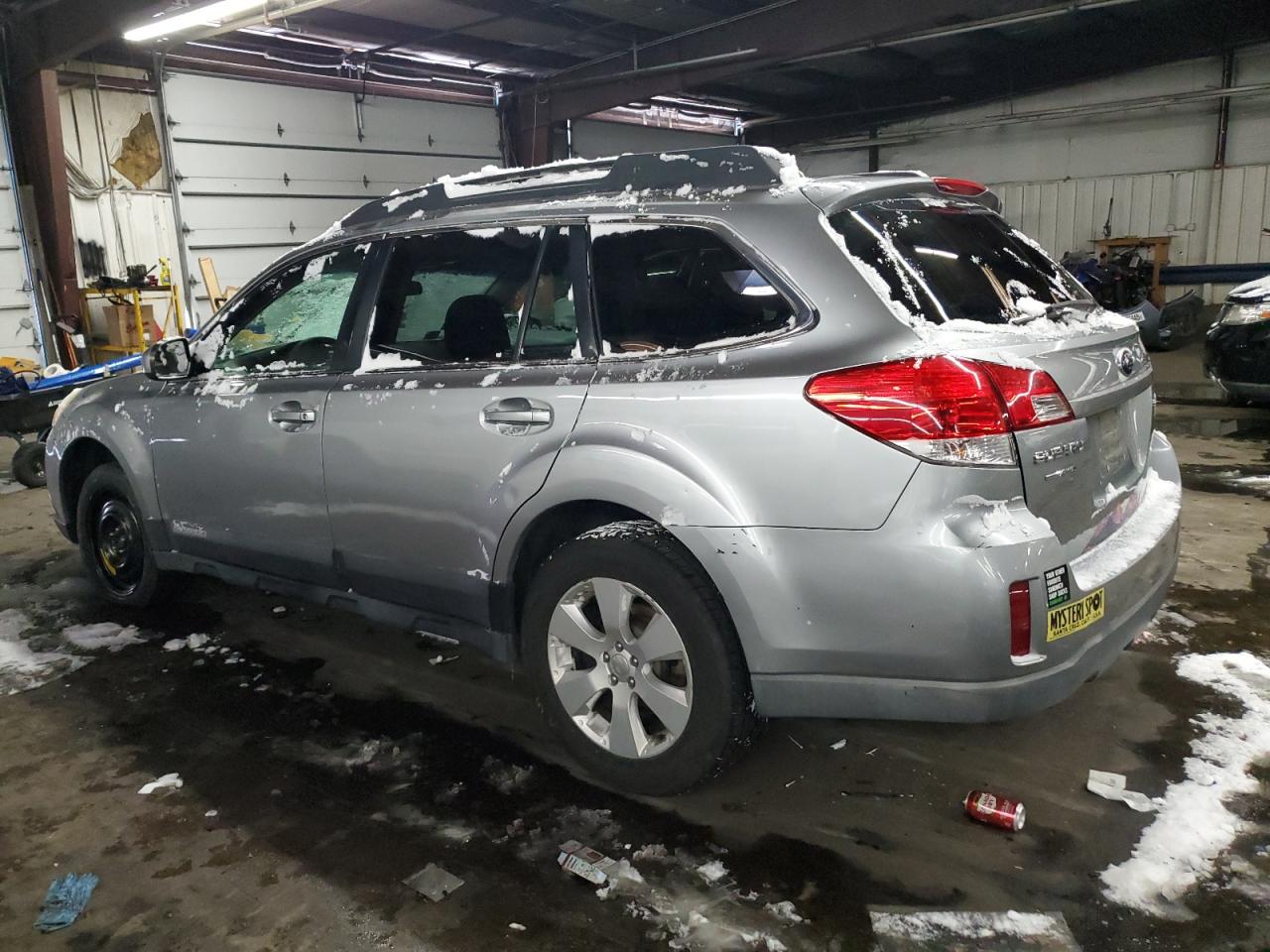2010 Subaru Outback VIN 4S4BRBBC9A3376094 Copart auction photo, undercarriage / hail damage thumbnail 2