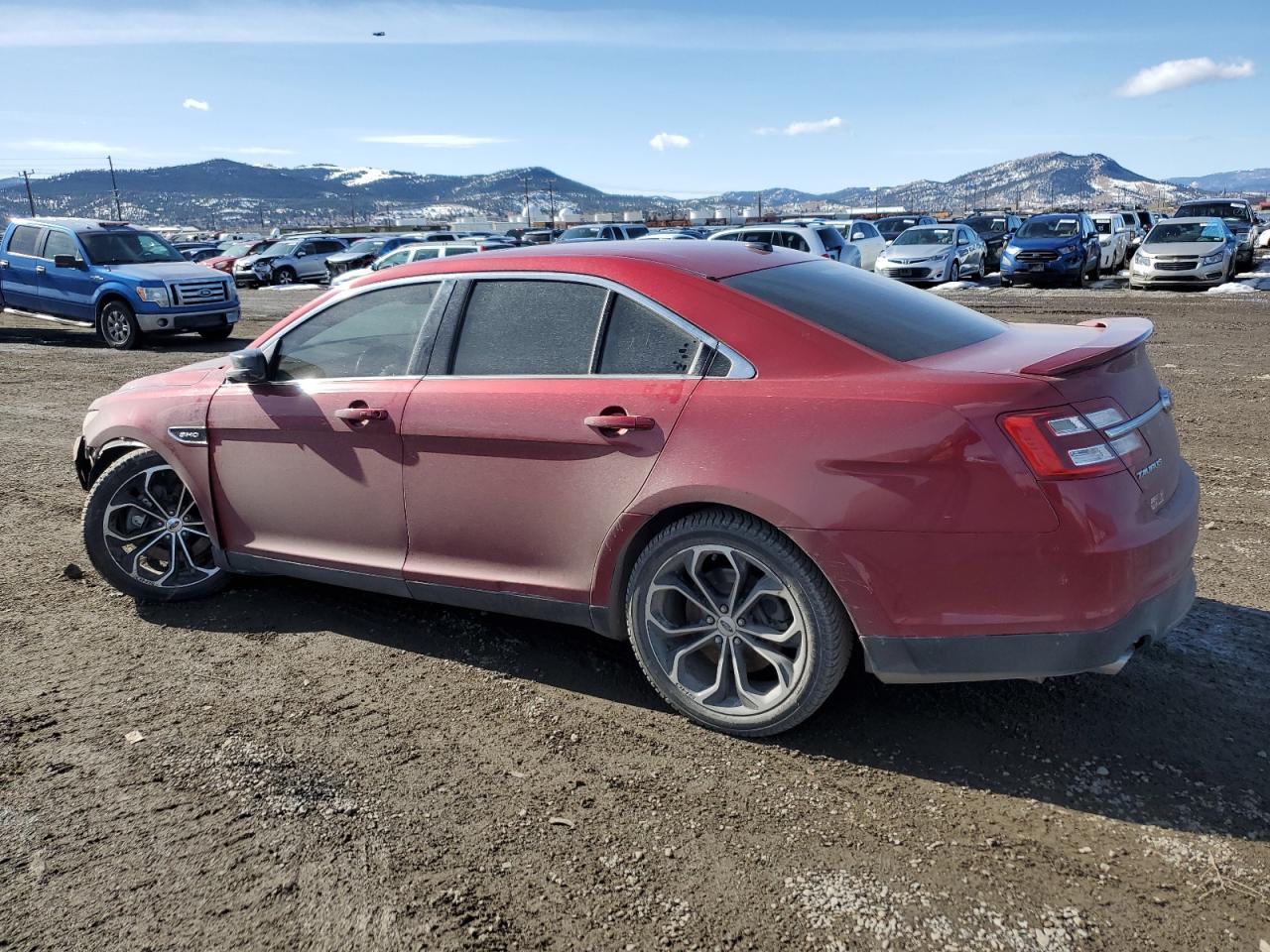2015 Ford Taurus VIN 1FAHP2KT0FG116130 Copart auction photo, front end damage thumbnail 2