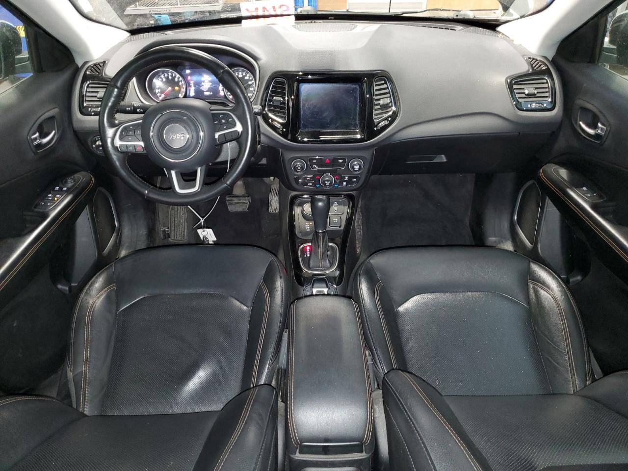 2019 Jeep Compass VIN 3C4NJDCB9KT594309 Copart auction photo, front end / mechanical damage thumbnail 8