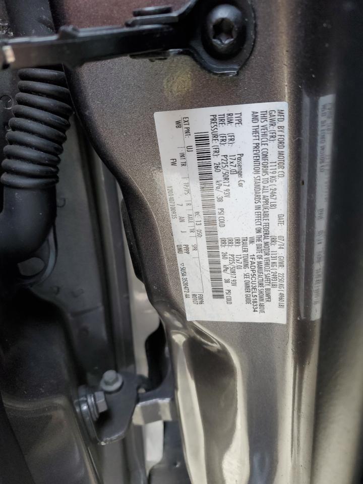 2014 Ford C-MAX VIN 1FADP5CU3EL518334 Copart auction photo, normal wear / minor dent/scratches damage thumbnail 12