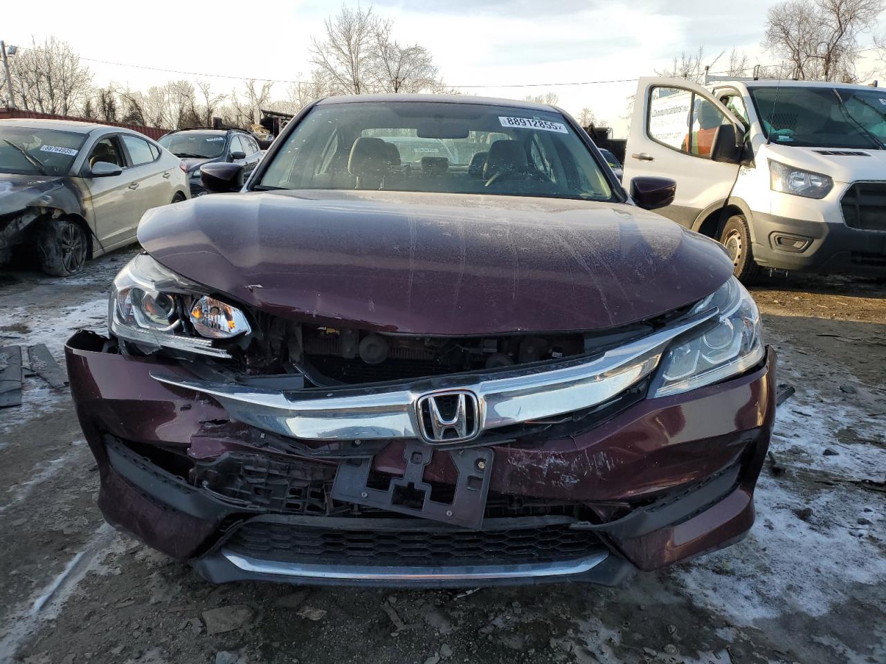 2017 Honda Accord VIN 1HGCR2F33HA271366 Copart auction photo, front end damage thumbnail 5