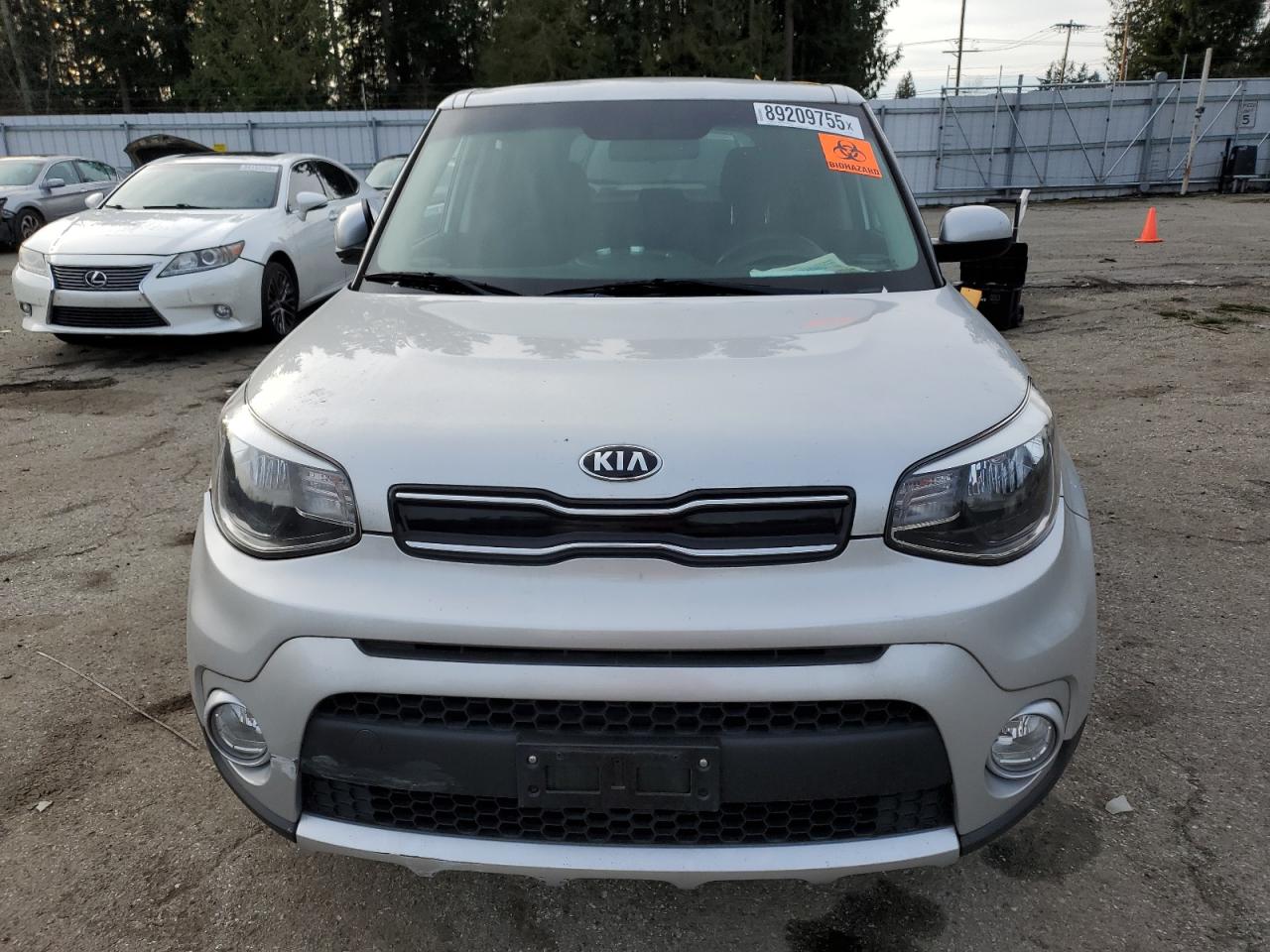 2018 KIA Soul VIN KNDJP3A5XJ7527810 Copart auction photo, vandalism damage thumbnail 5