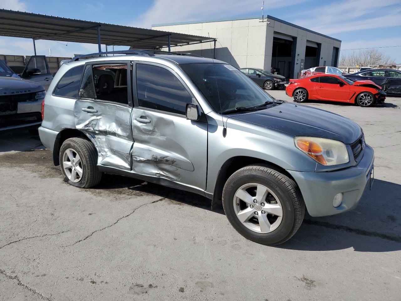 2005 Toyota RAV 4 VIN JTEGD20V250085503 Copart auction photo, side / rear end damage thumbnail 4