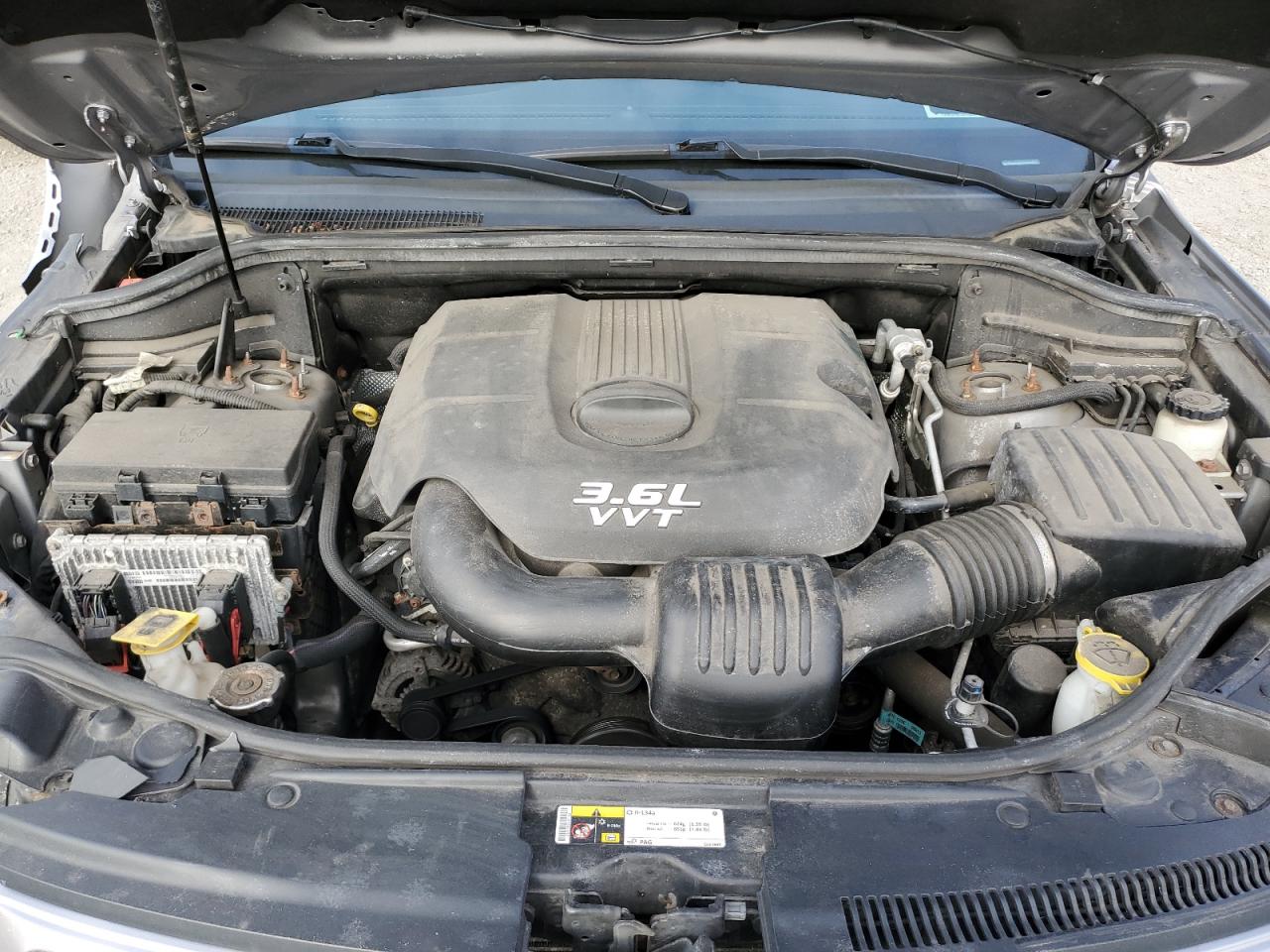 2014 Jeep Grand Cherokee VIN 1C4RJFAGXEC205205 Copart auction photo, front end / side damage thumbnail 12