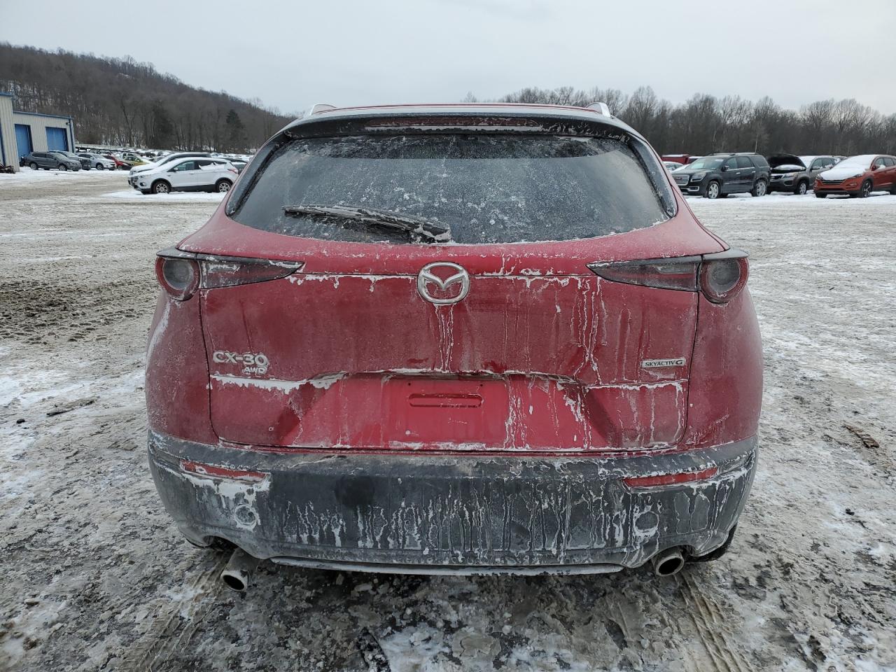2024 Mazda CX-30 VIN 3MVDMBCM8RM663079 Copart auction photo, front end / side damage thumbnail 6