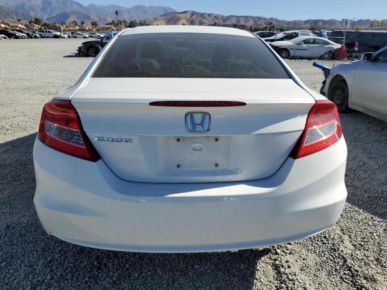 2012 Honda Civic VIN 2HGFG3B81CH547662 Copart auction photo, front end damage thumbnail 6