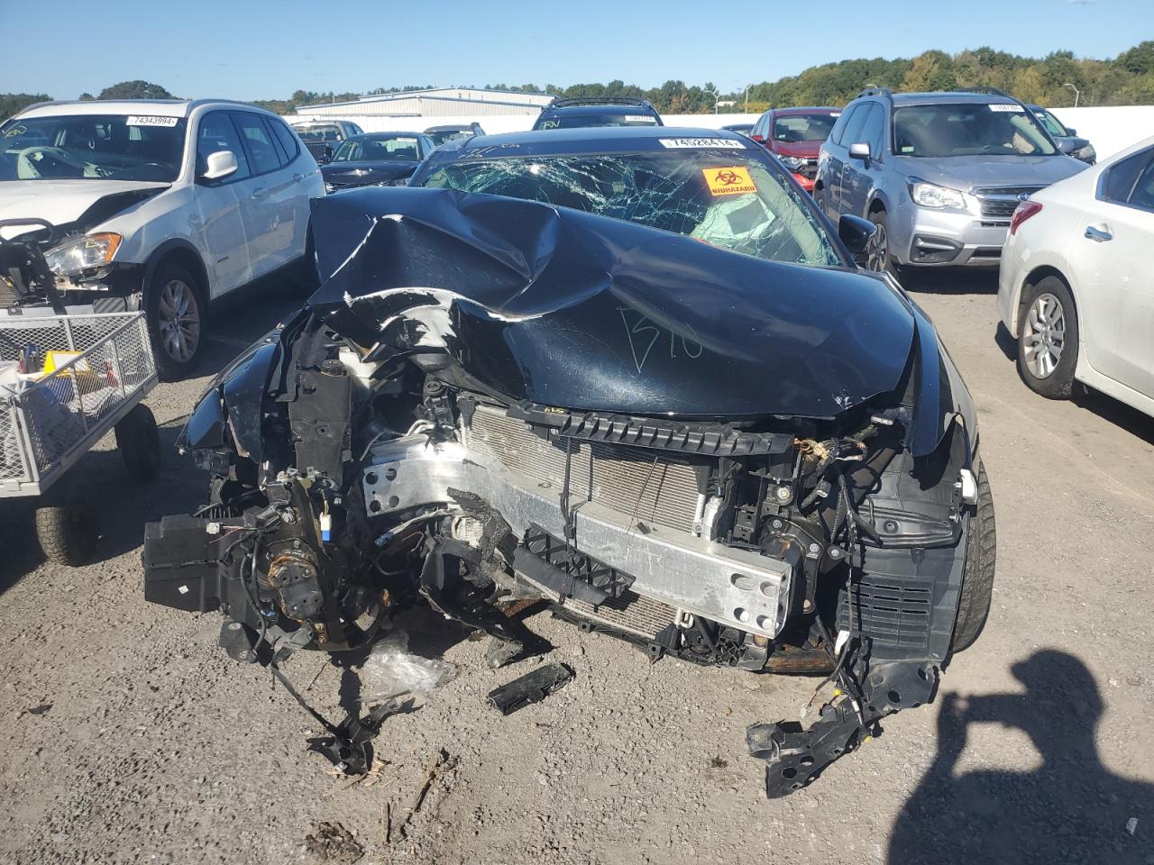 2016 Nissan Maxima VIN 1N4AA6AP9GC420757 Copart auction photo, front end / rear end damage thumbnail 5