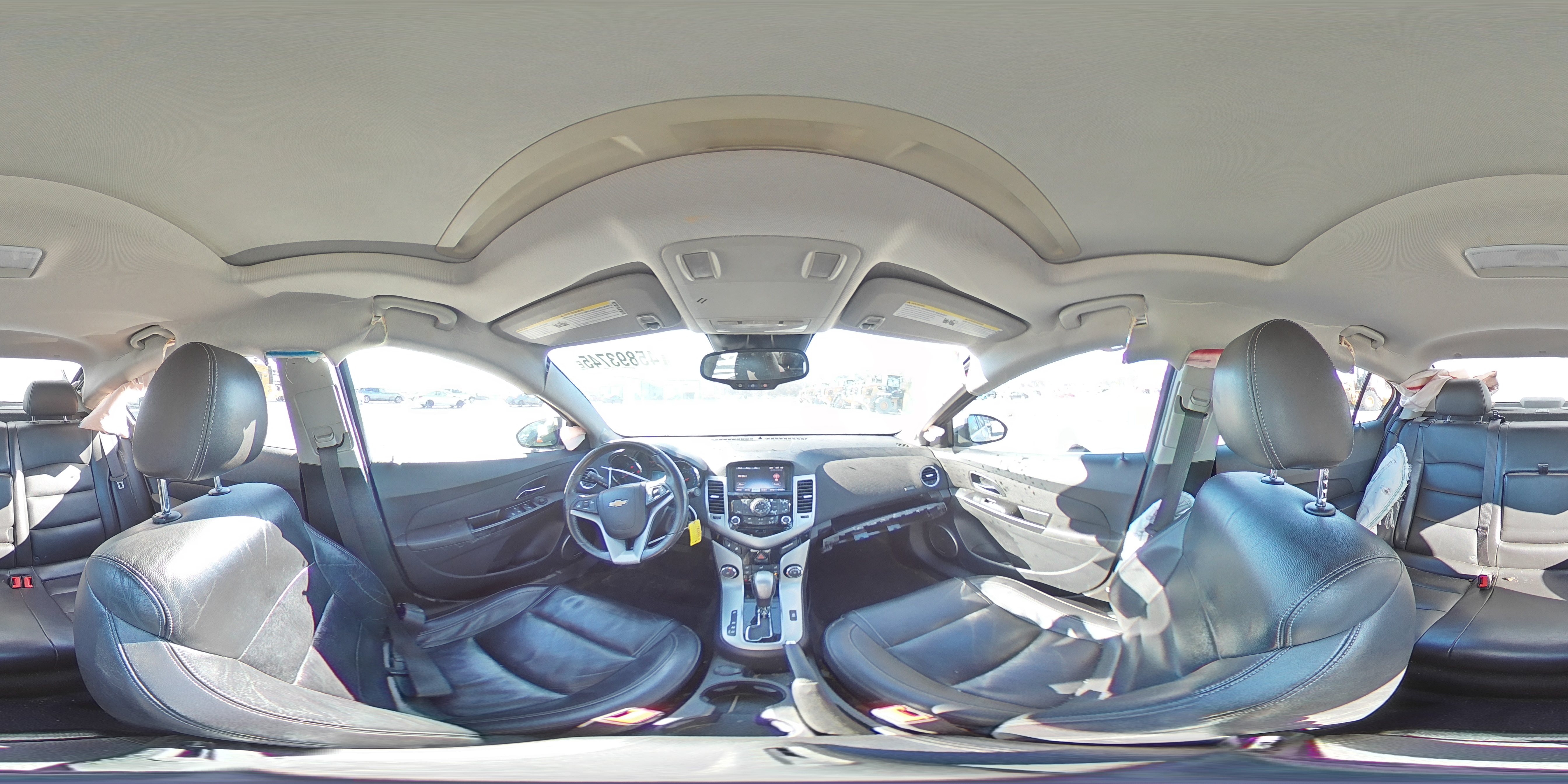2014 Chevrolet Cruze VIN 1G1P75SZ1E7127382 Copart auction photo, side damage thumbnail 13