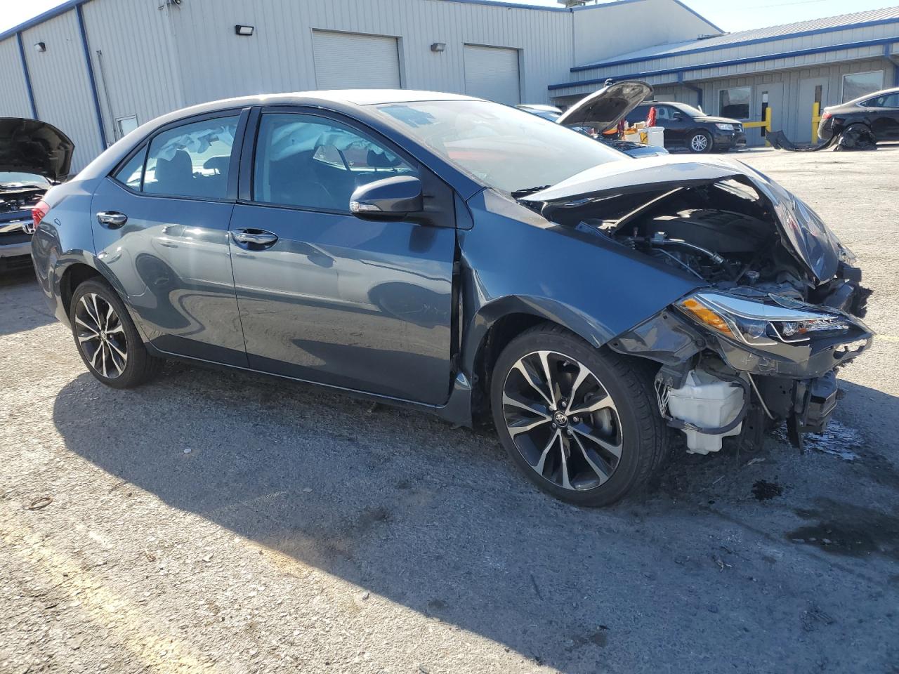 2019 Toyota Corolla VIN 2T1BURHE6KC154240 Copart auction photo, front end damage thumbnail 4