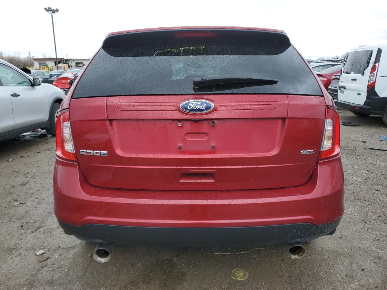 2014 Ford Edge VIN 2FMDK3JCXEBB29225 Copart auction photo, front end / side damage thumbnail 6