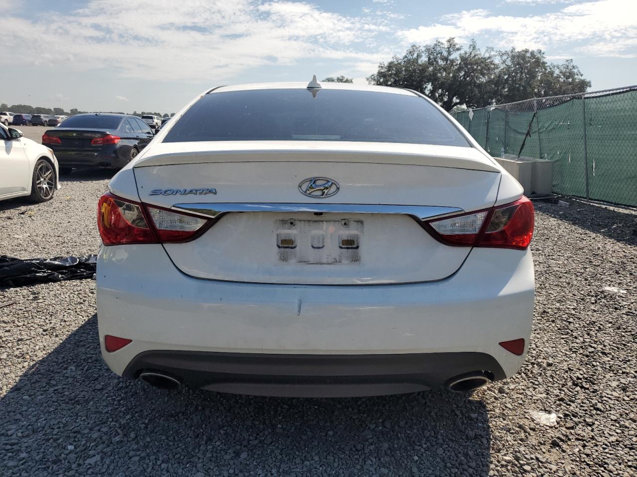 2014 Hyundai Sonata VIN 5NPEC4AC3EH922480 Copart auction photo, front end / side damage thumbnail 6