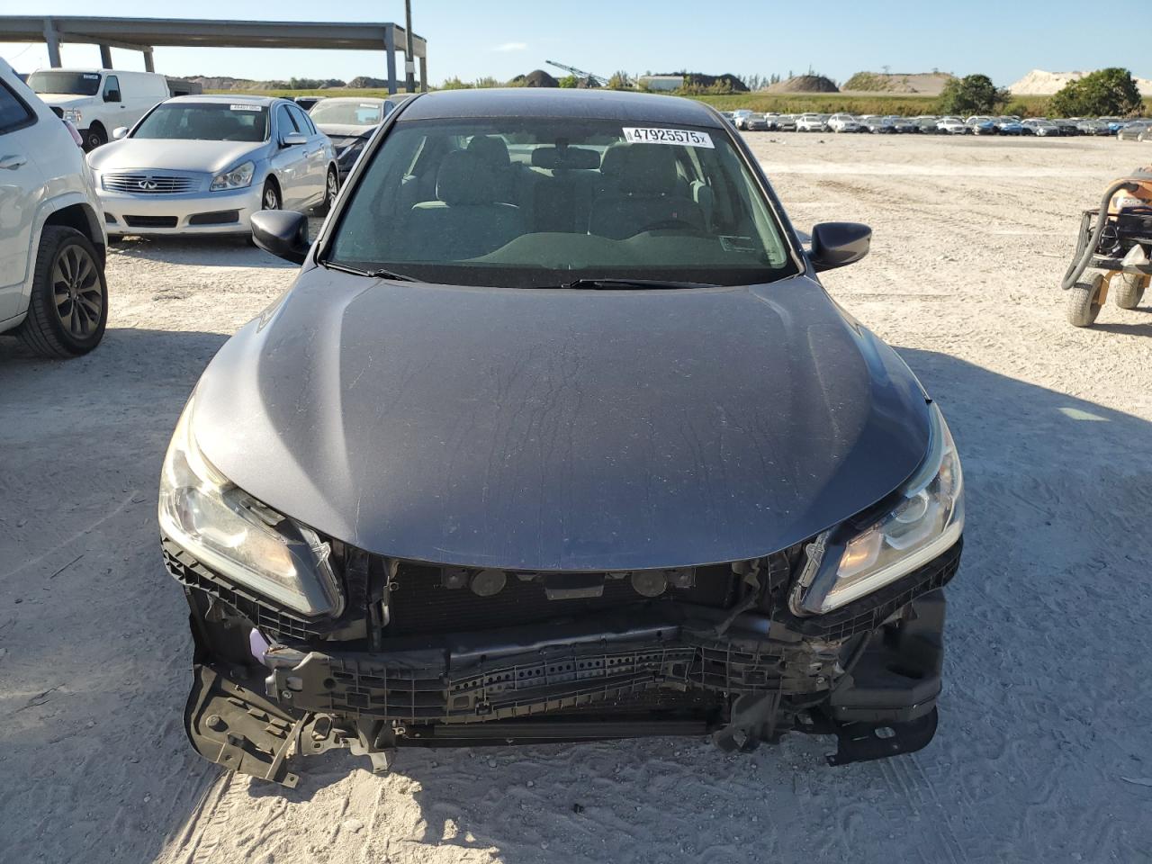 2016 Honda Accord VIN 1HGCR2F32GA203803 Copart auction photo, front end / rear end damage thumbnail 5