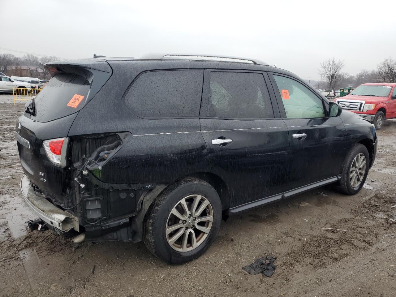 2014 Nissan Pathfinder VIN 5N1AR2MM2EC682934 Copart auction photo, rear end / front end damage thumbnail 3
