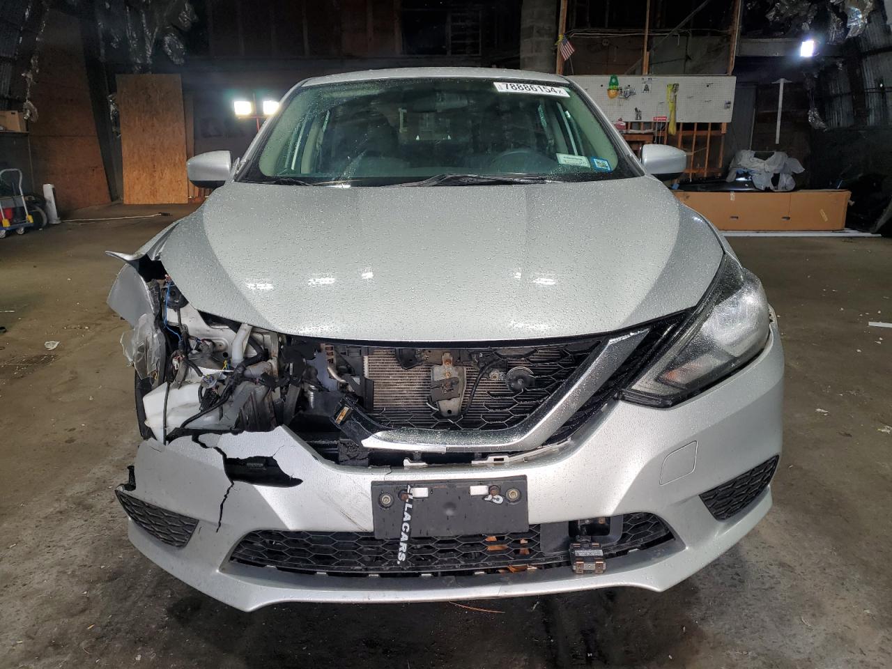 2019 Nissan Sentra VIN 3N1AB7AP6KY276391 Copart auction photo, front end damage thumbnail 5
