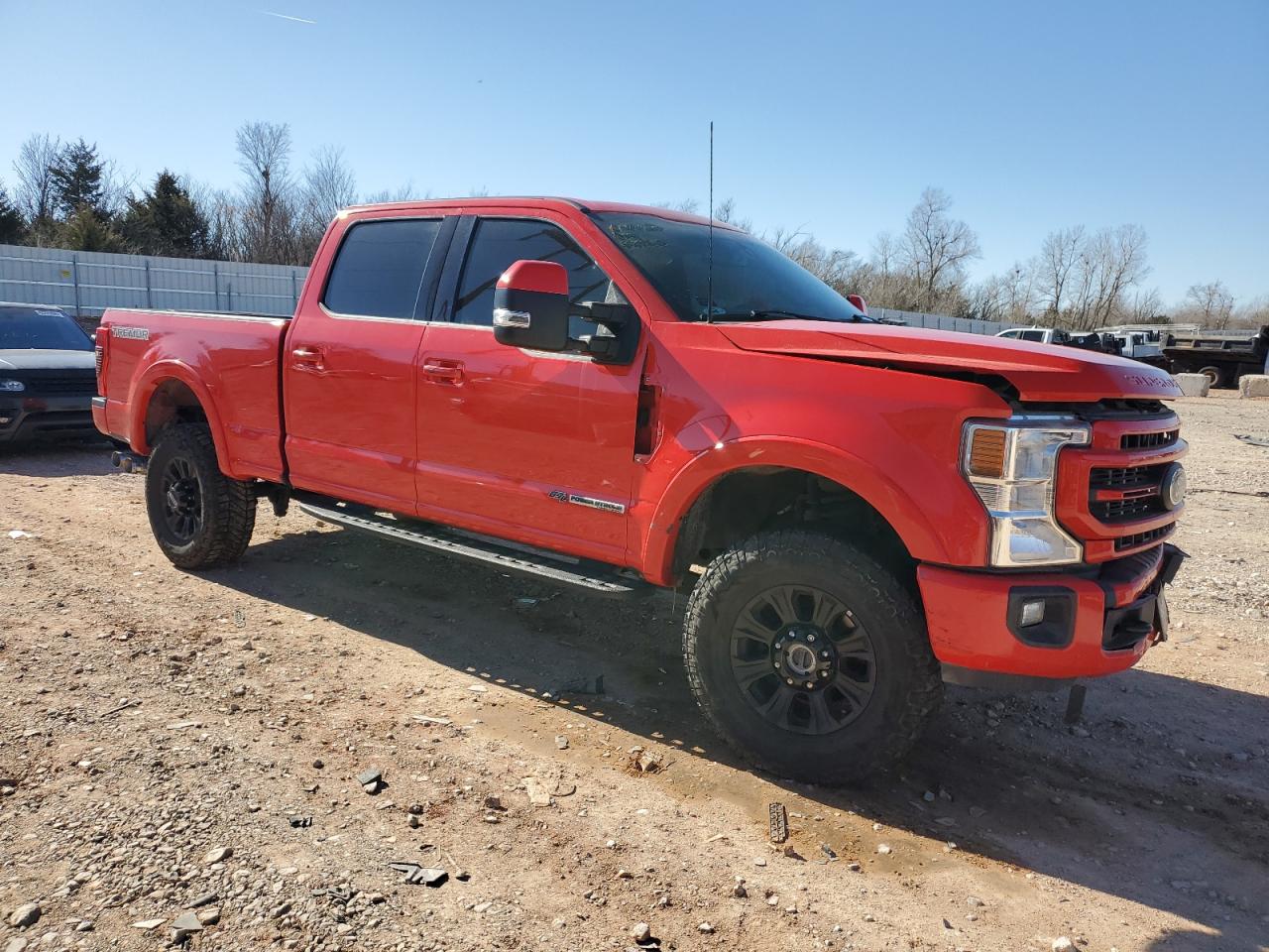2022 Ford F250 VIN 1FT8W2BT5NEC09796 Copart auction photo, front end / rear end damage thumbnail 4