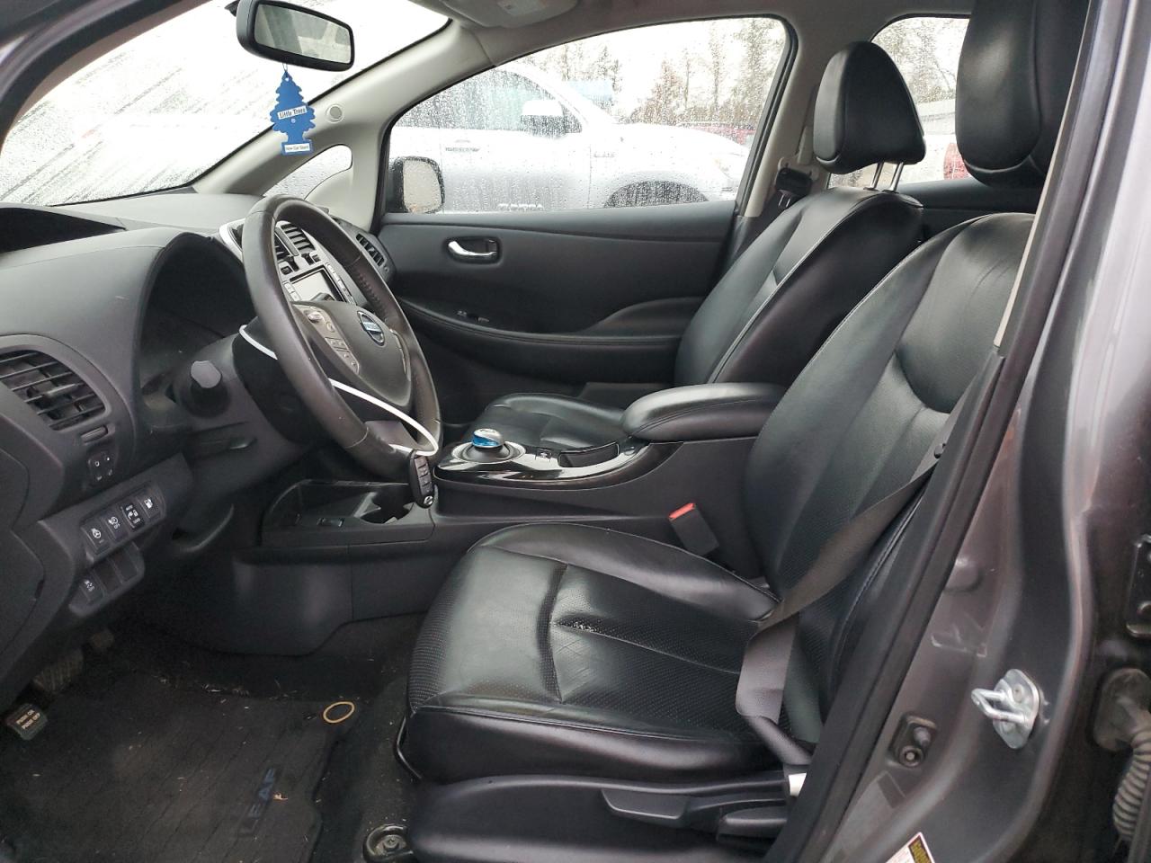 2017 Nissan Leaf VIN 1N4BZ0CP2HC308102 Copart auction photo, front end / side damage thumbnail 7