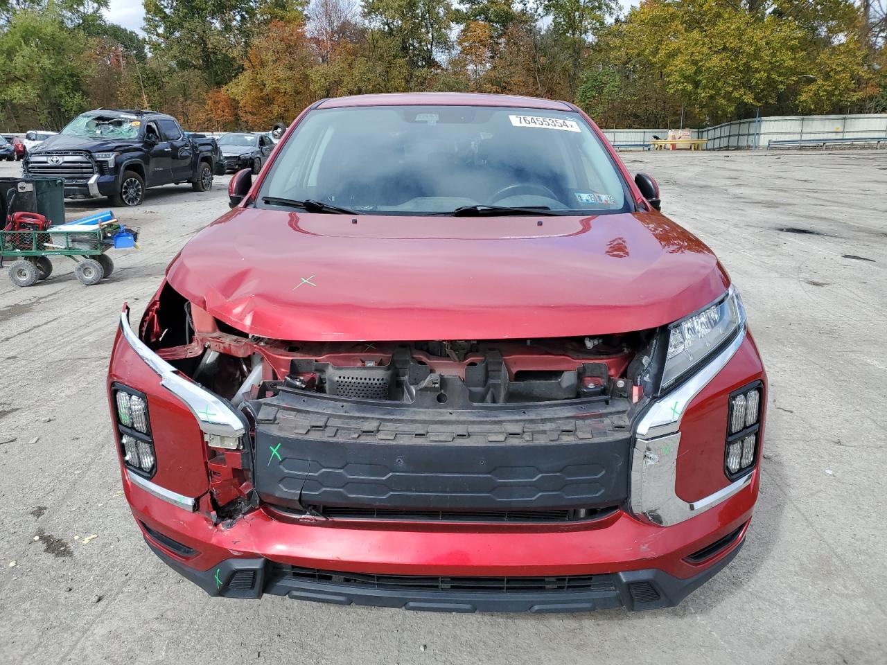 2021 Mitsubishi Outlander VIN JA4ARUAU9MU014619 Copart auction photo, front end damage thumbnail 5
